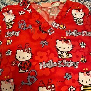 Hello Kitty scrub top